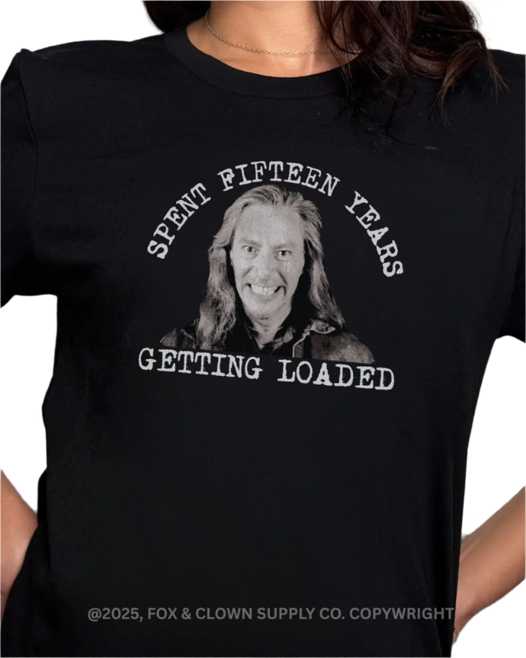 funny punk shirt featuring bob from twin peaks and the lyrics spent 15 years getting loaded from the nofx song