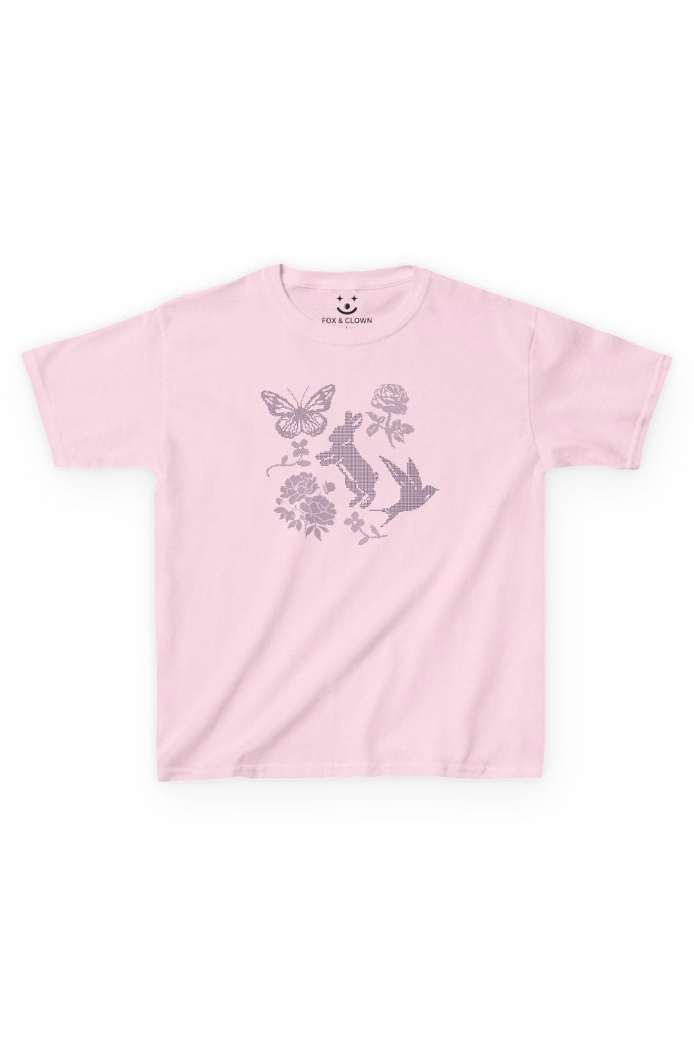 Coquette Spring Meadow Baby Tee | Retro Y2K Graphic T-shirt