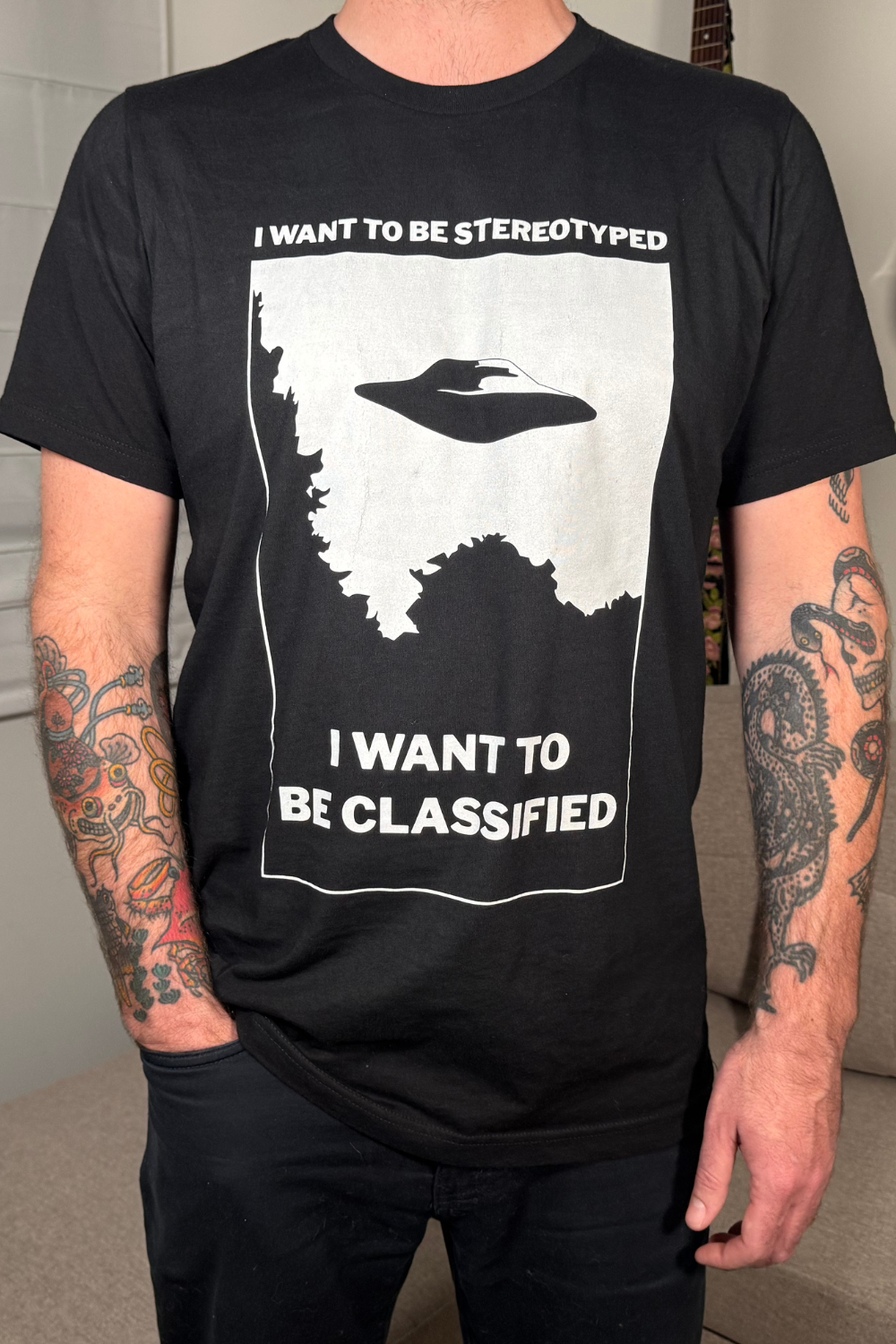 Suburban Drone Punk Sci-Fi Band Tee