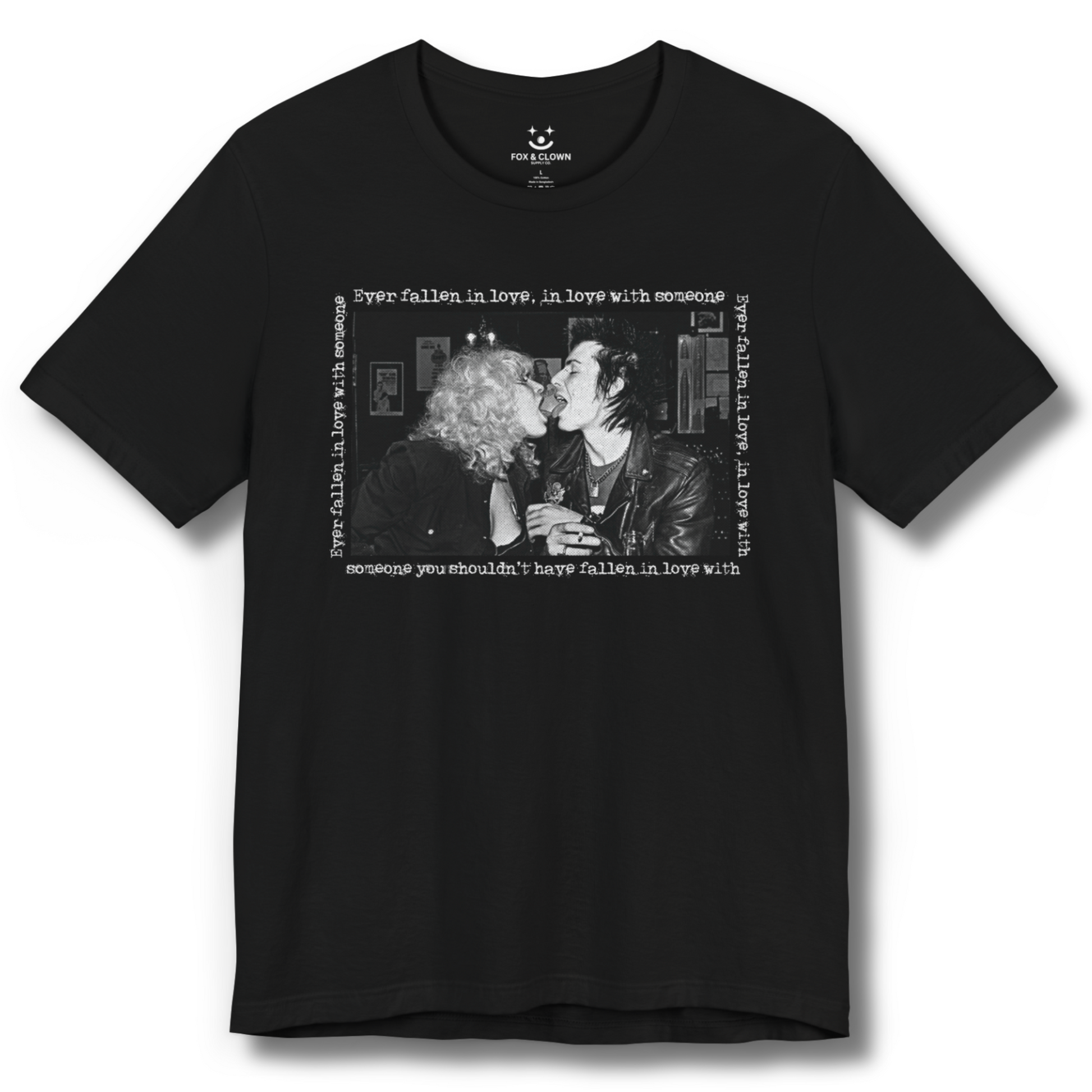 funny punk valentines shirt by fox and clown supply co