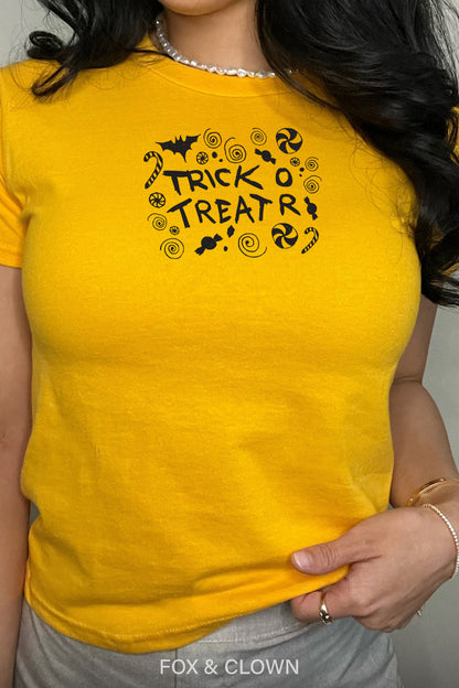 Trick or Treat | Halloween Baby Tee