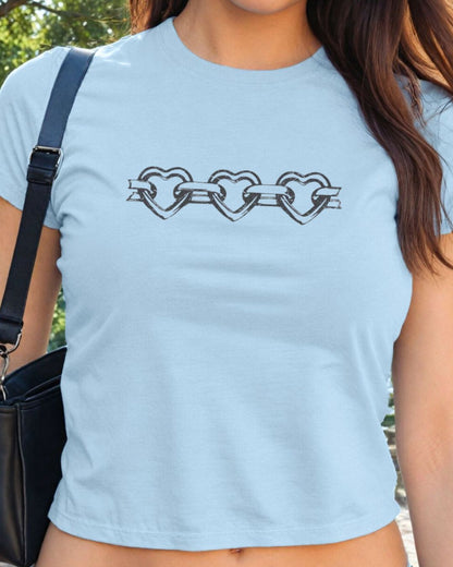 Heart Chain | Baby Tee