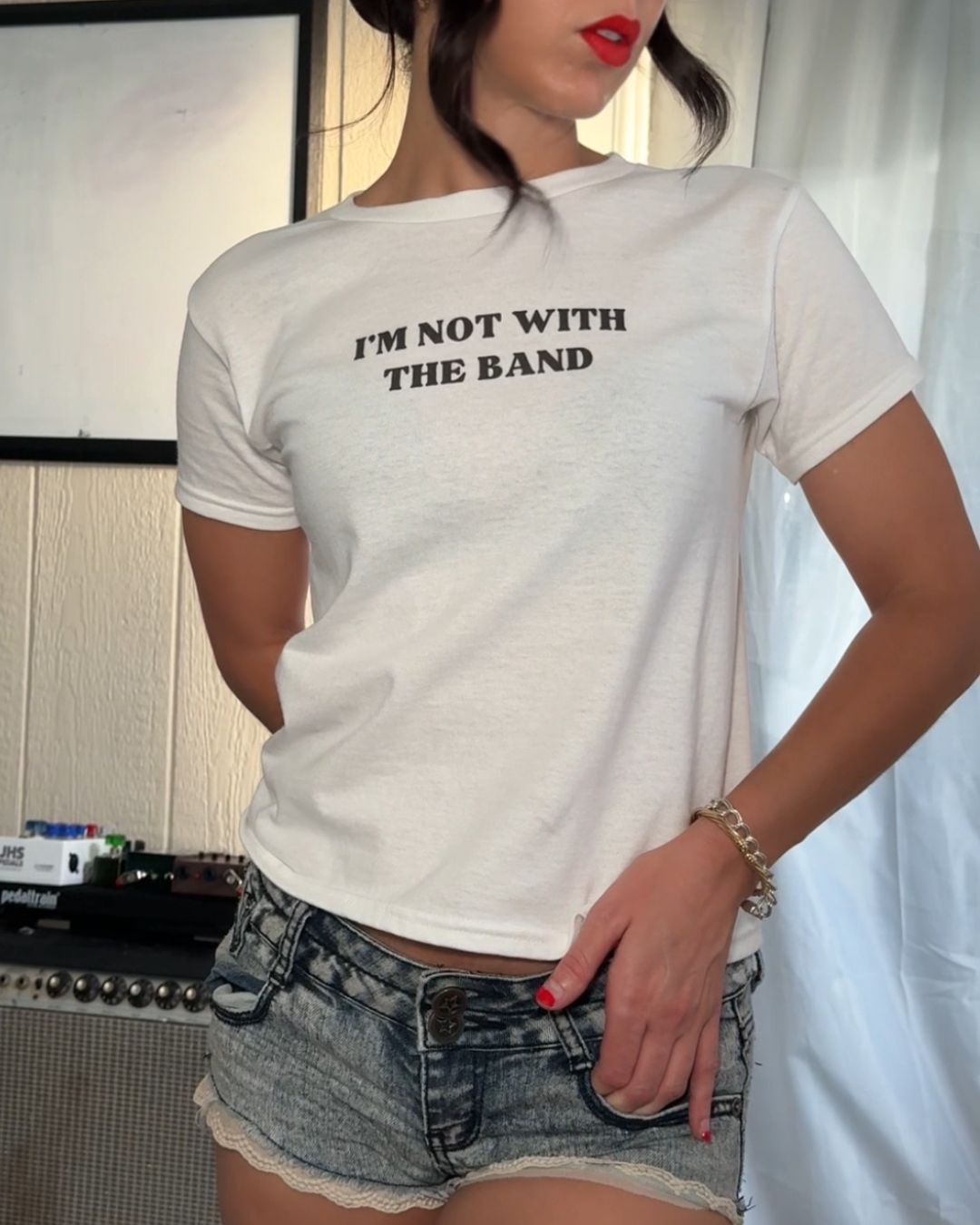 I'm Not With The Band | Baby Tee