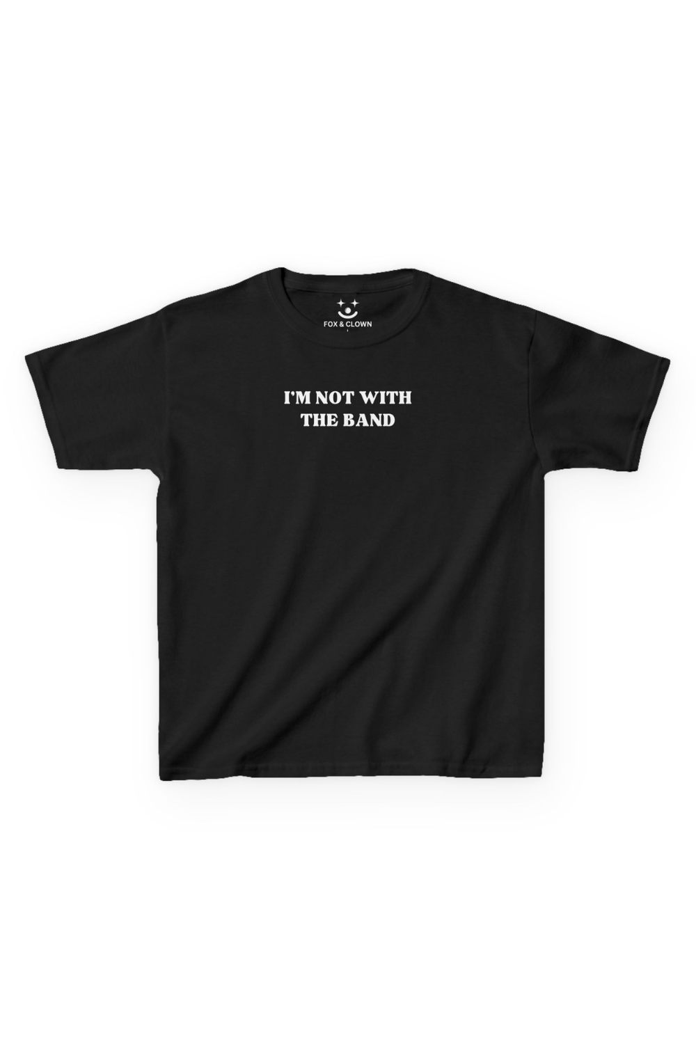 I'm Not With The Band Tee | Y2K Funny Band Tee Concert Top
