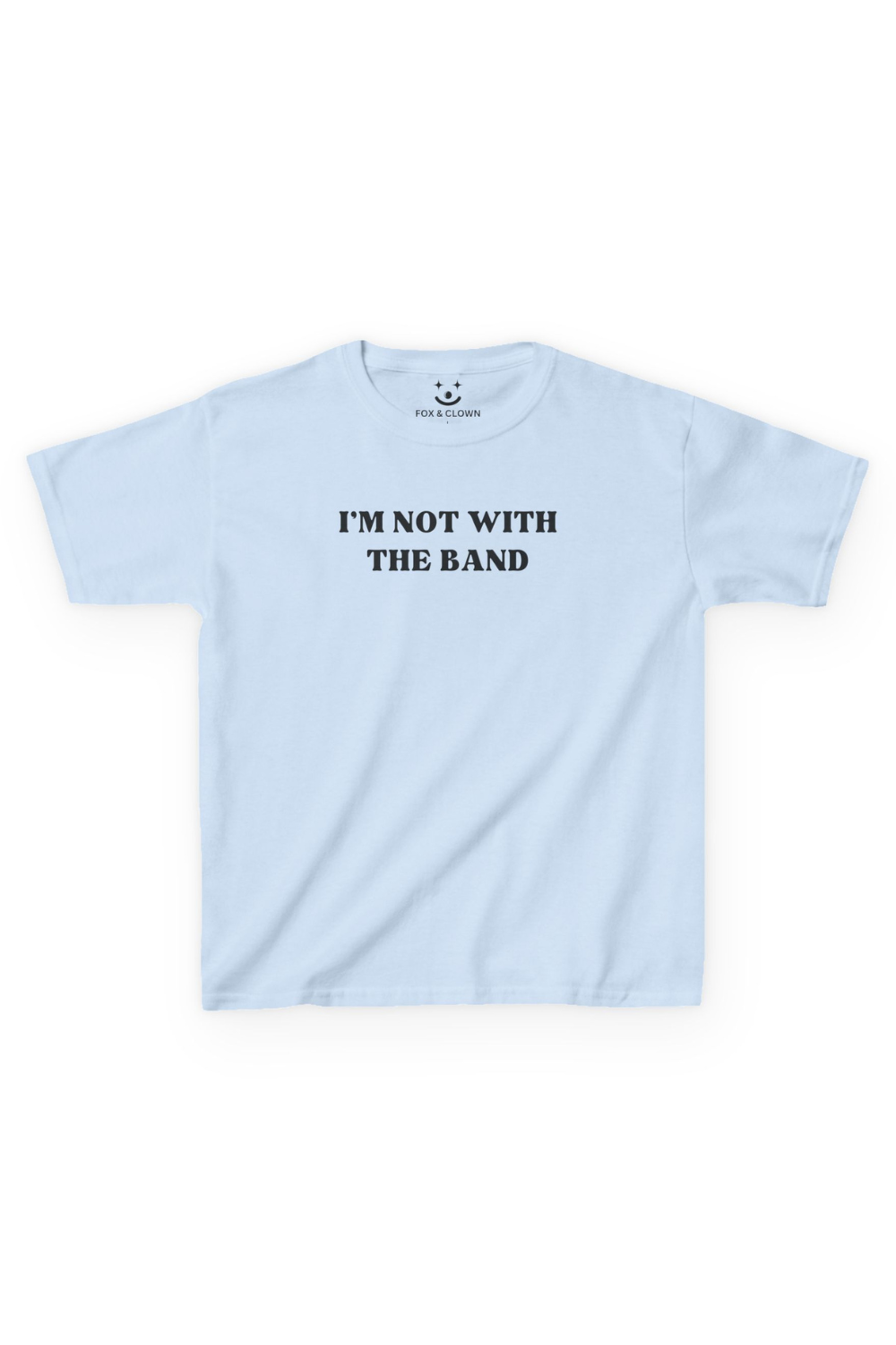 I'm Not With The Band Tee | Y2K Funny Band Tee Concert Top