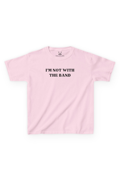 I'm Not With The Band Tee | Y2K Funny Band Tee Concert Top