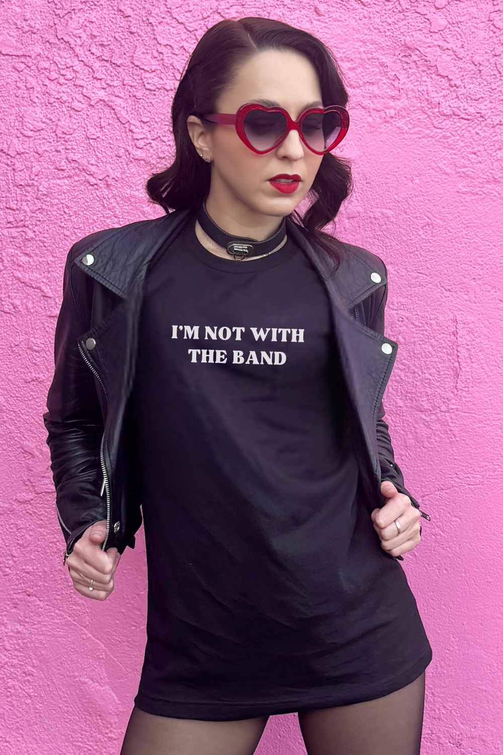 I'm Not With The Band Tee | Funny Band T-shirt