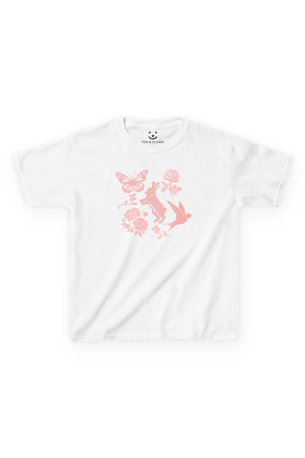 Coquette Spring Meadow Baby Tee | Retro Y2K Graphic T-shirt