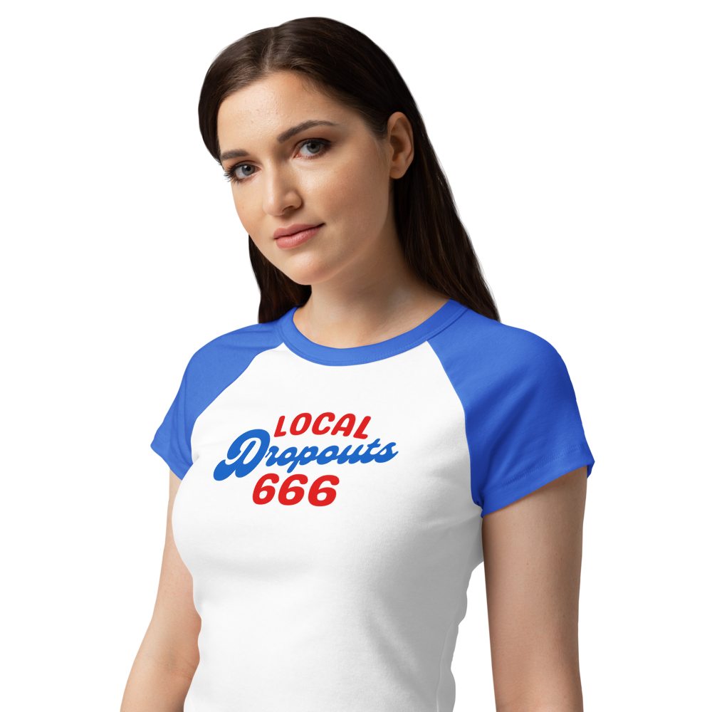 Local Dropouts Baseball Baby Tee