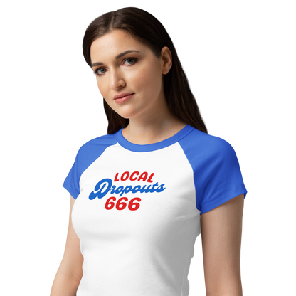 Local Dropouts Baseball Baby Tee