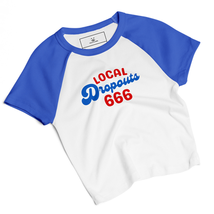 Local Dropouts Baseball Baby Tee