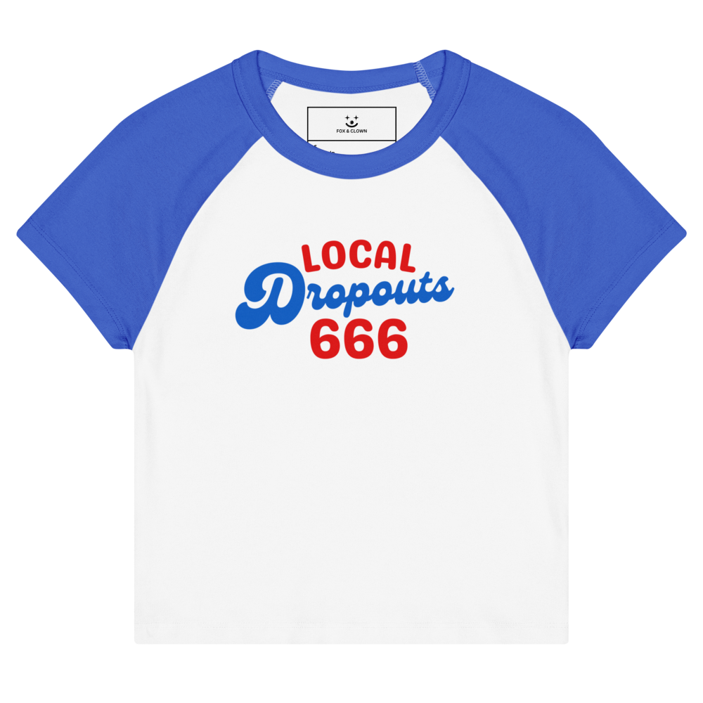 Local Dropouts Baseball Baby Tee